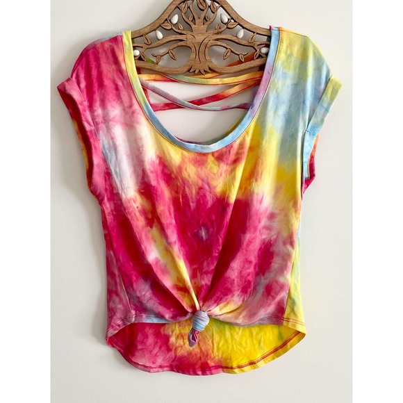 No Boundaries tie dye t-shirt, Womans top size 3-5 - Picture 1 of 4